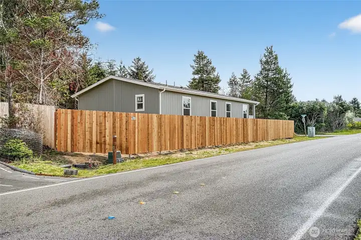 Partially Fenced - 6' Privacy Fencing