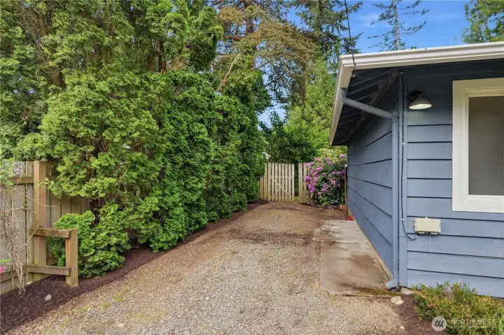 Ample parking with dedicated space for RV parking, boat storage, or extra vehicles.