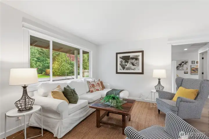 Updated trim, interior doors, and hardware create a polished modern finish throughout the home.
