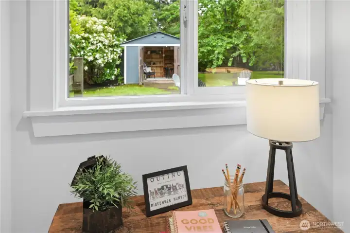 Take in gorgeous natural scenery from every angle of the home.