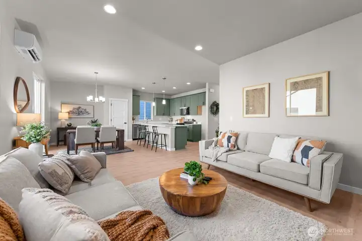 Photographs are for illustrative purposes only. Features, finishes, interior/exterior colors, landscaping and floorplan shown may vary from actual homes built