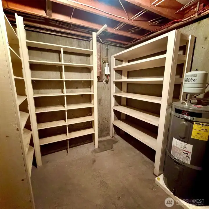 downstairs storage