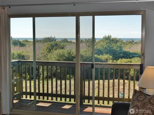 Deck overlooking the Dunes and Ocean (the deck is blocked off for repairs at this time).