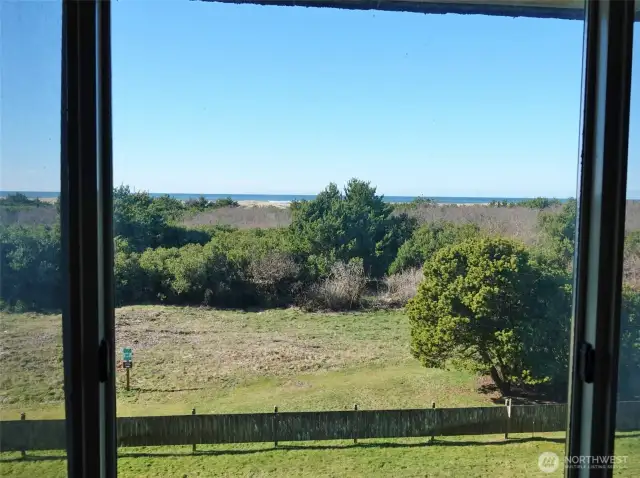 Enjoy these Ocean and Dune views from the bedroom.