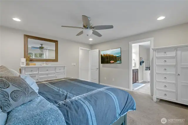 Another angle of the primary suite.