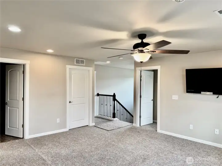 Upstairs living room
