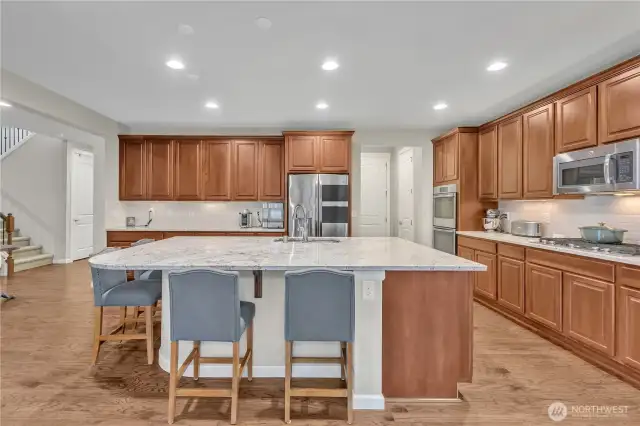 Huge kitchen island!