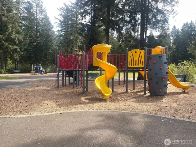 Enjoy the community park and playgrounds, perfect for outdoor fun: includes a basketball court & restrooms too!