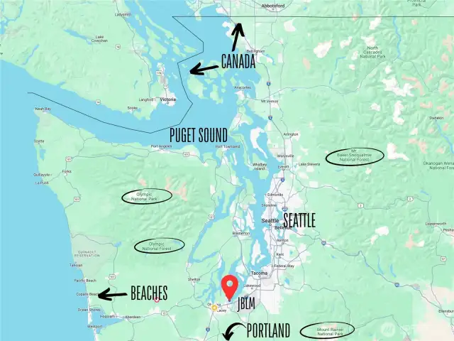 Ideally situated between Seattle and Portland with easy access to beaches, national parks, and JBLM—this home offers the best of the Pacific Northwest lifestyle.