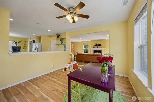 Gorgeous laminate flooring!