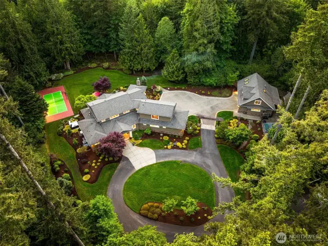 Gated and private 5.3 Acres.