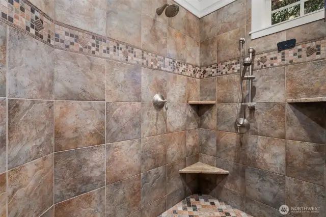 Large Walk-in Shower in the Primary En-Suite