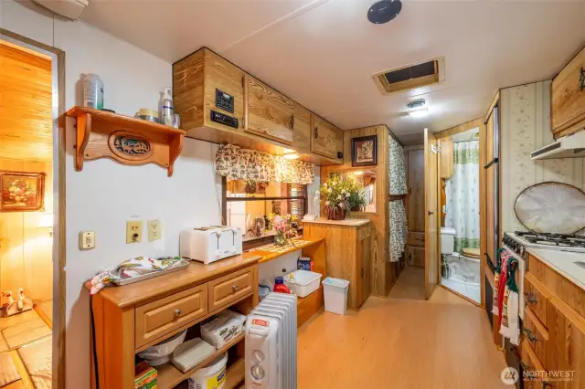 Adequate kitchen area.
