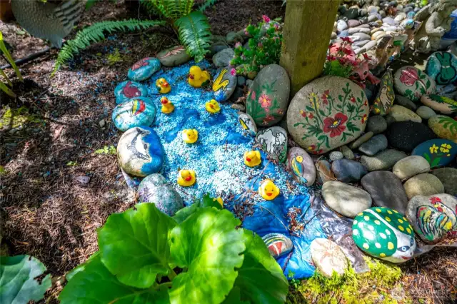 Beautiful garden area.