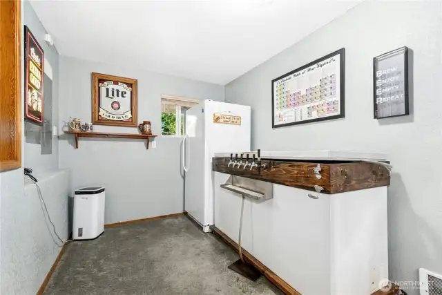 Lower level pantry