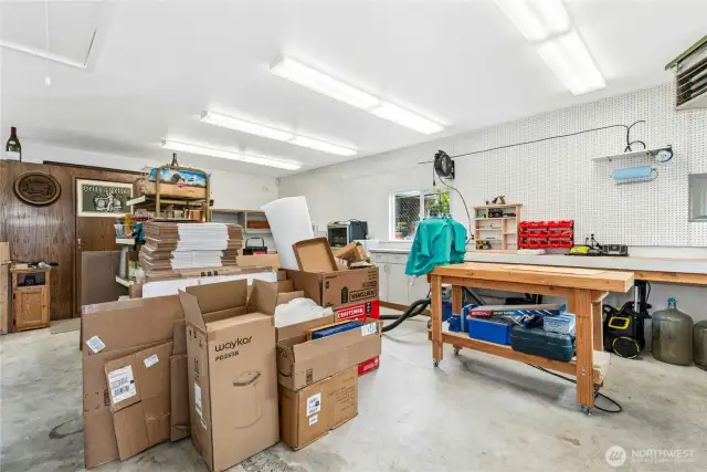 Double Car first bay of the garage