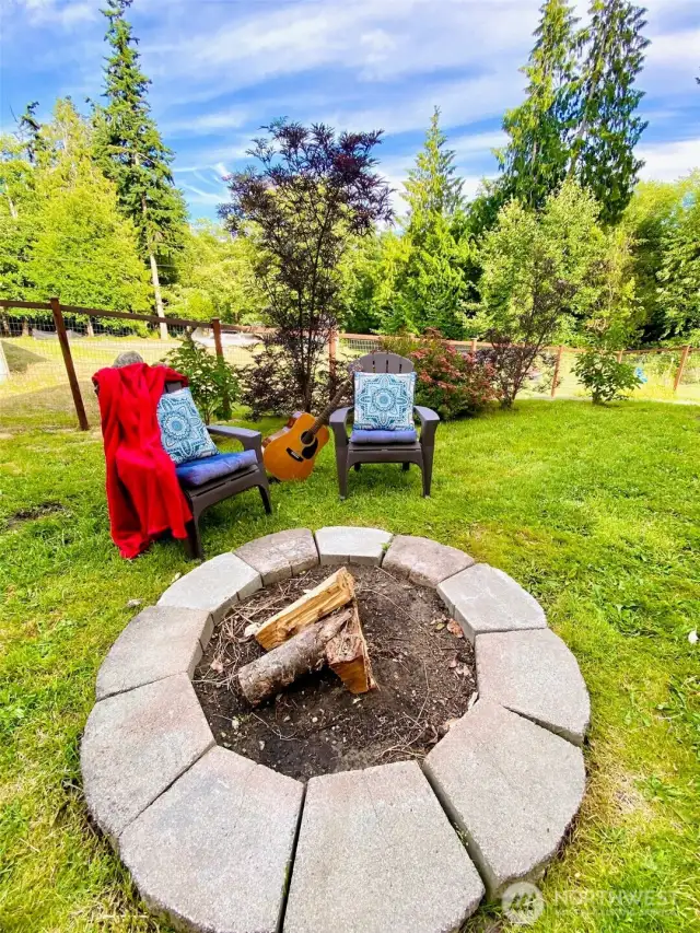 Invite some friends, Let's have a sing a-long around the campfire