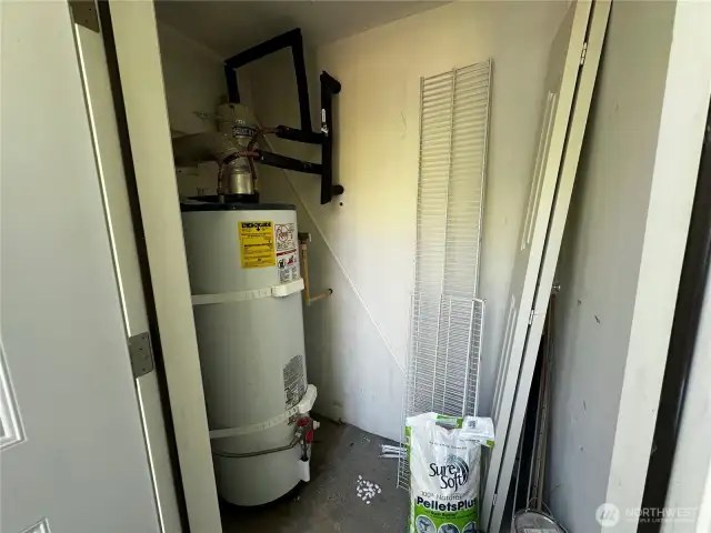 Patio Storage and water heater