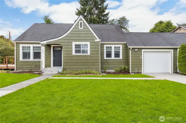 Cute, one-story home with single garage in a great neighborhood