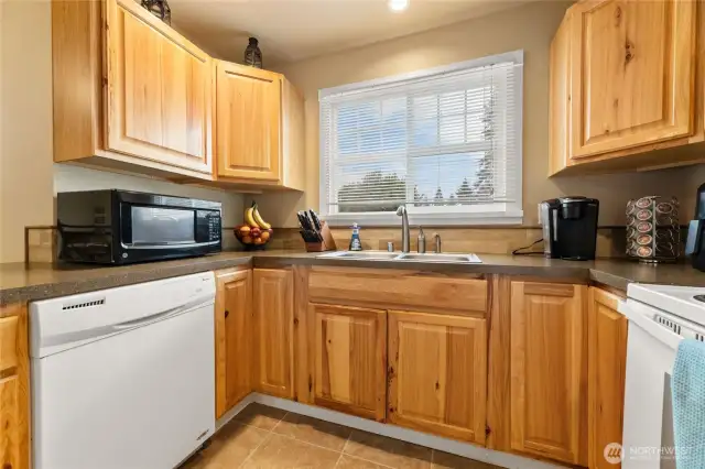 Spacious and updated kitchen
