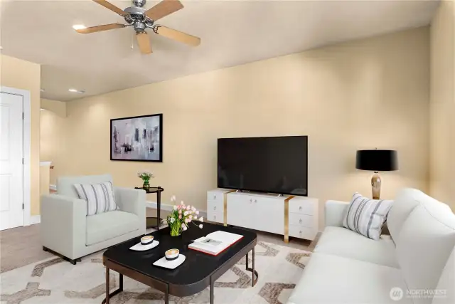 Bright and welcoming great room with seamless connection to outdoor living spaces