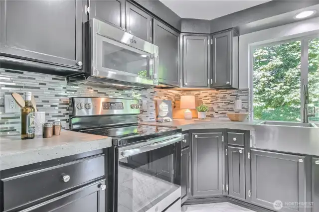 Stainless steel appliances