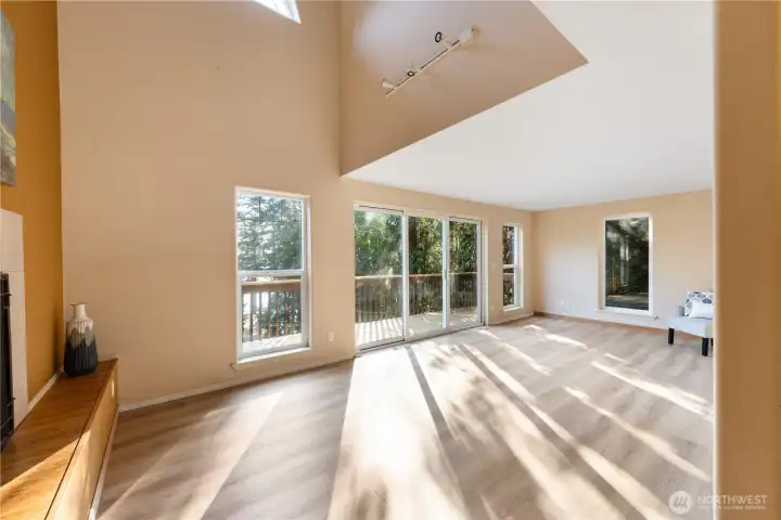 Sun filled living room