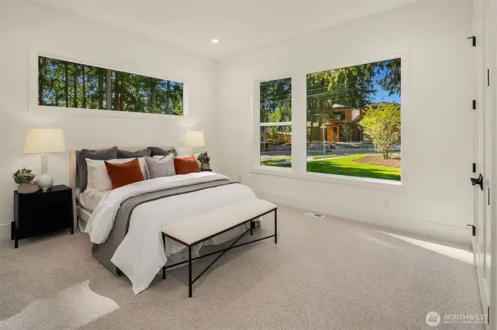 Secluded main floor en suite