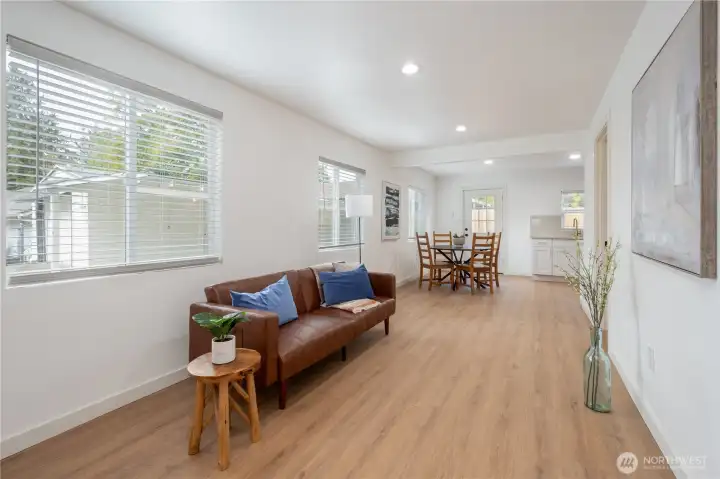 Fresh interior paint throughout, New continuous LVP flooring in every room