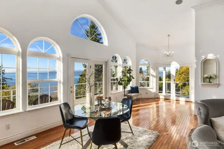 If you could sip your coffee here in the morning, would you ever want to leave?