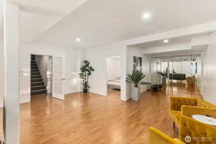 Room to stretch, sweat, or simply breathe—this flex space adapts to your lifestyle.