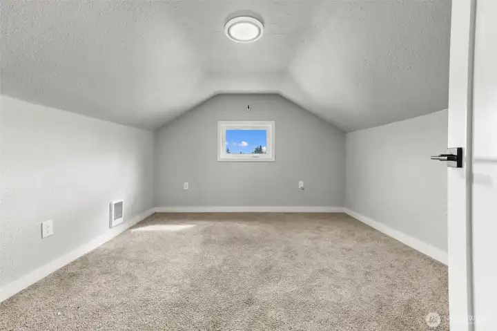 One bedroom on upper level