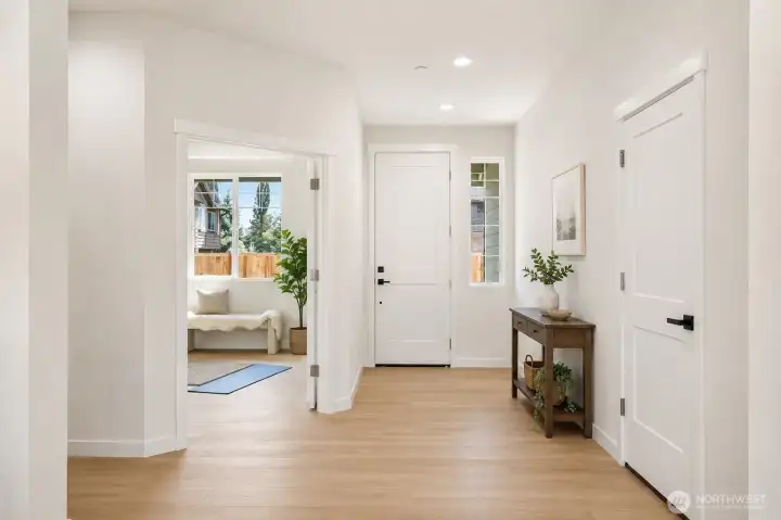 Interior photos of model unit.