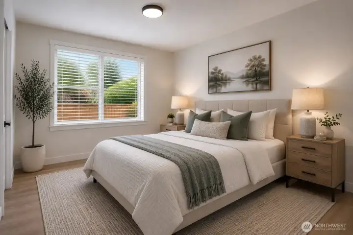 Interior photos of model unit.