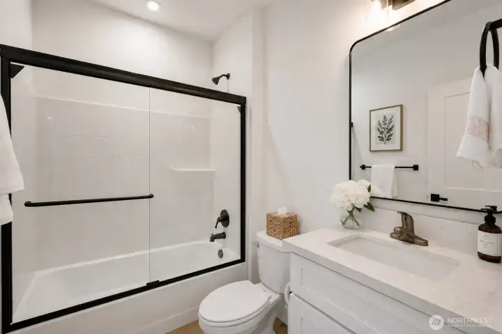 Interior photos of model unit.