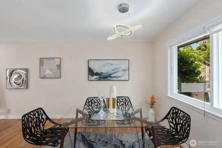Upstairs dining area