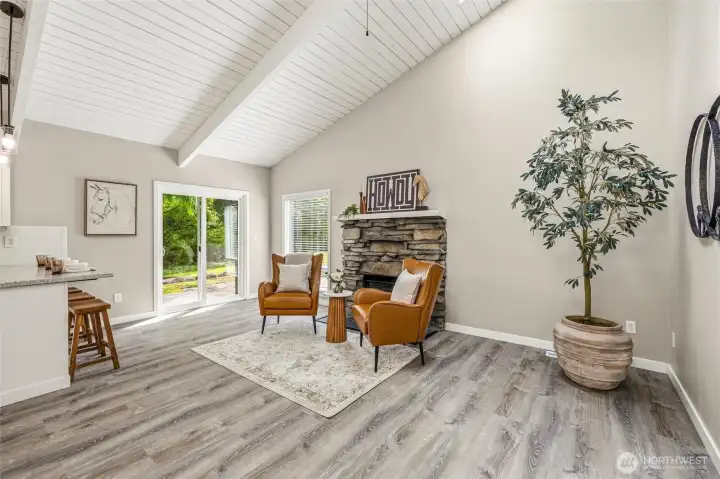 Inviting main living area with character and natural light