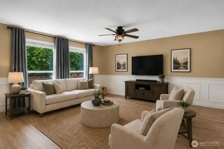 Living Room - Virtually Staged