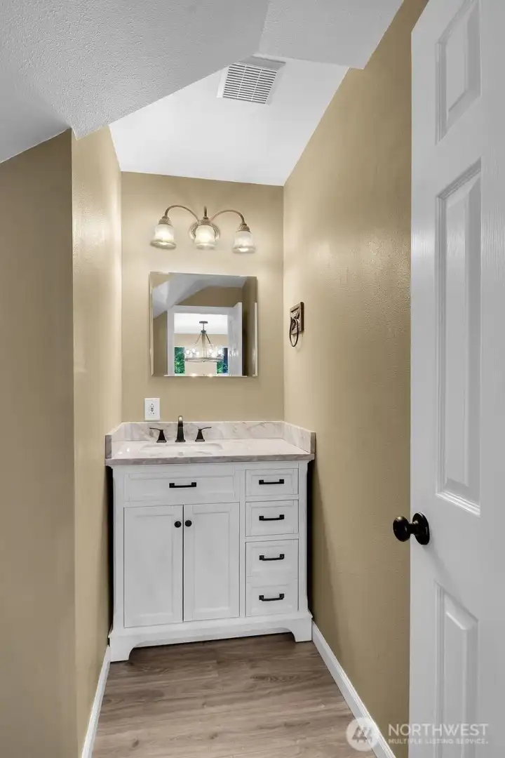 Main floor half bath