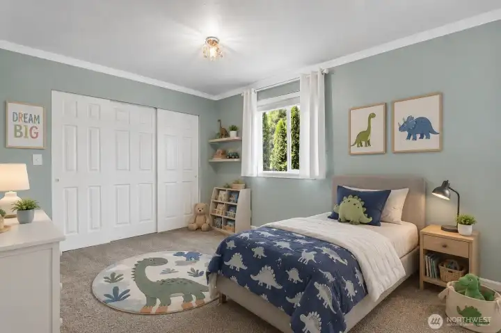 3rd Bedroom Upper Level - Virtually Staged