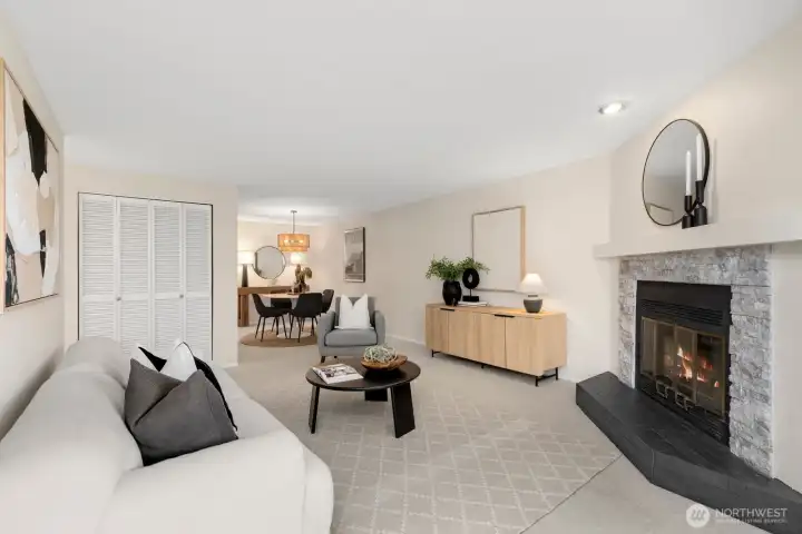 This home offers a dining room that can be formal, fun and social gathering area. Love the dimmable LED lighting in there! This home offers a dining room that can be formal, fun and social gathering area. Love the dimmable LED lighting in there!