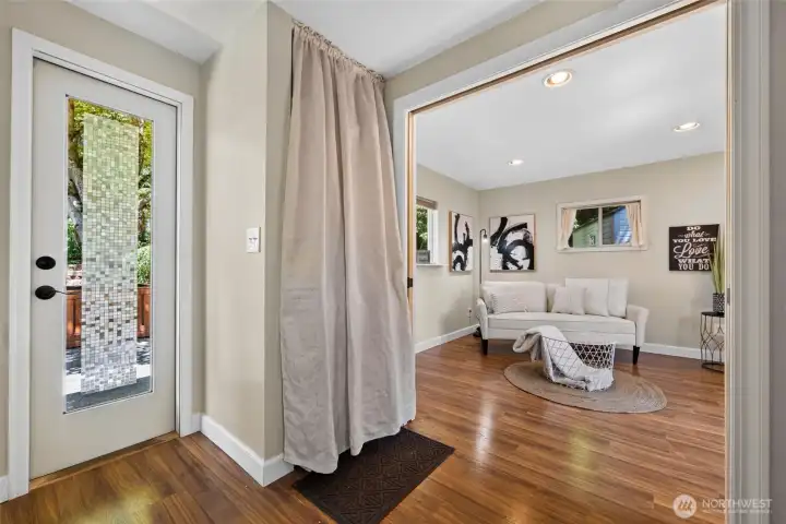 Thoughtfully separated from the main home, this bonus living space offers privacy, comfort, and endless possibilities. Thoughtfully separated from the main home, this bonus living space offers privacy, comfort, and endless possibilities.