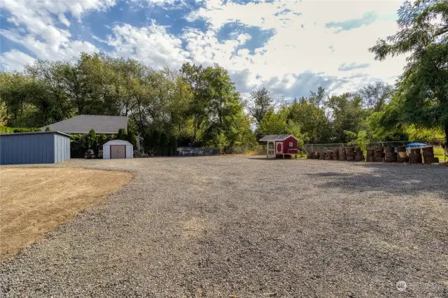 Gravel driveway