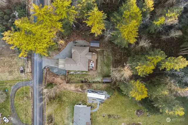 Fully fenced backyard