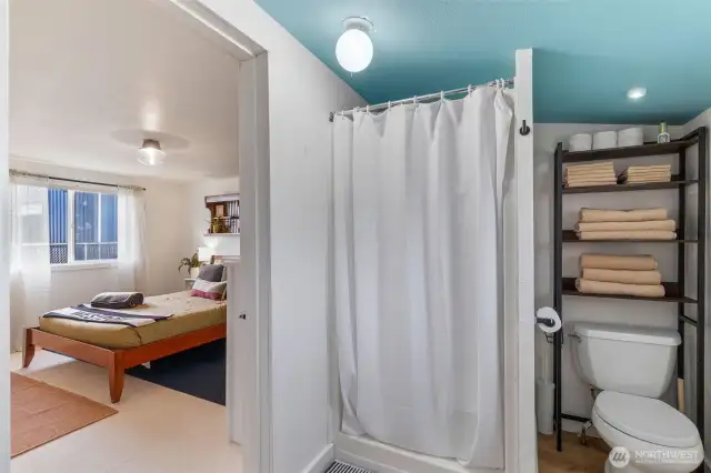 3/4 bath.