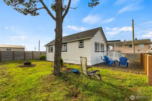 Fully Fenced yard great for kids and pets.