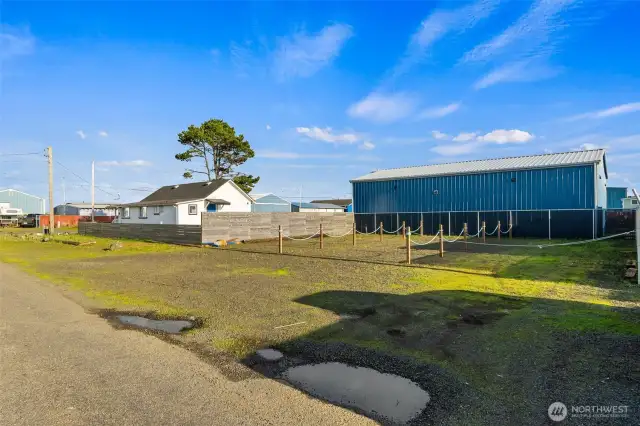 Back lot is graveled and ready for use, or new garage!