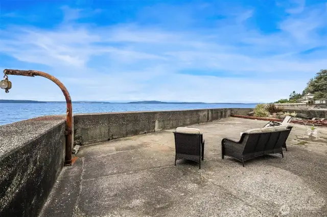 Spacious Patio on Backside of home