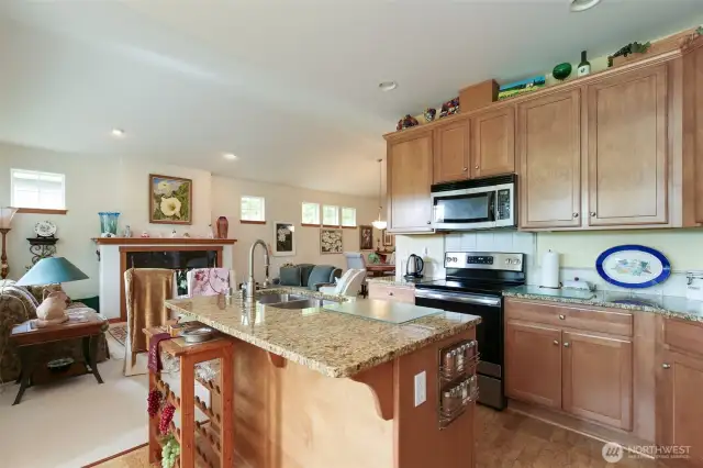 Granite Countertops and custom cabinets