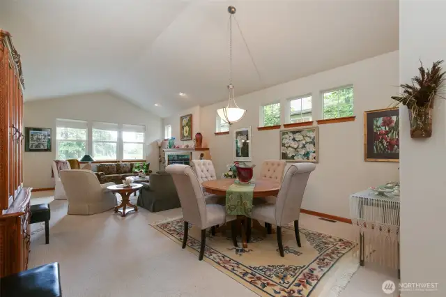 Great Room with space for table and chairs